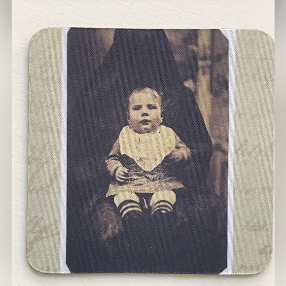 🌑 creepy Baby Victorian photography Coasters 🌑 - Picture 6 of 8